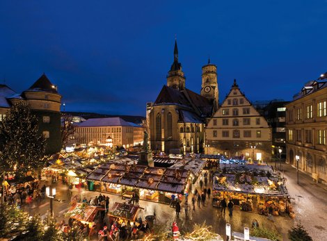 Weihnachtsmarkt Schillerplatz Stuttgart | © Stuttgart-Marketing GmbH, Werner Dieterich