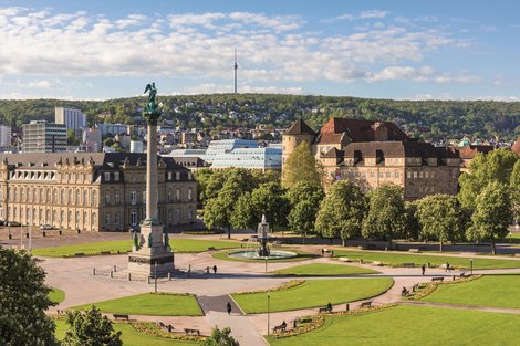 Schlossplatz Stuttgart | © Stuttgart-Marketing GmbH, Werner Dieterich