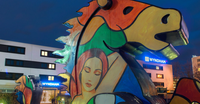 Wyndham Hotel Stuttgart Airport Messe Außenansicht